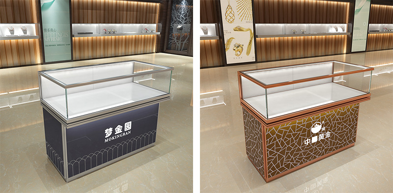 黃金展示柜臺(tái),玻璃銀飾展柜,珠寶首飾柜臺(tái)
