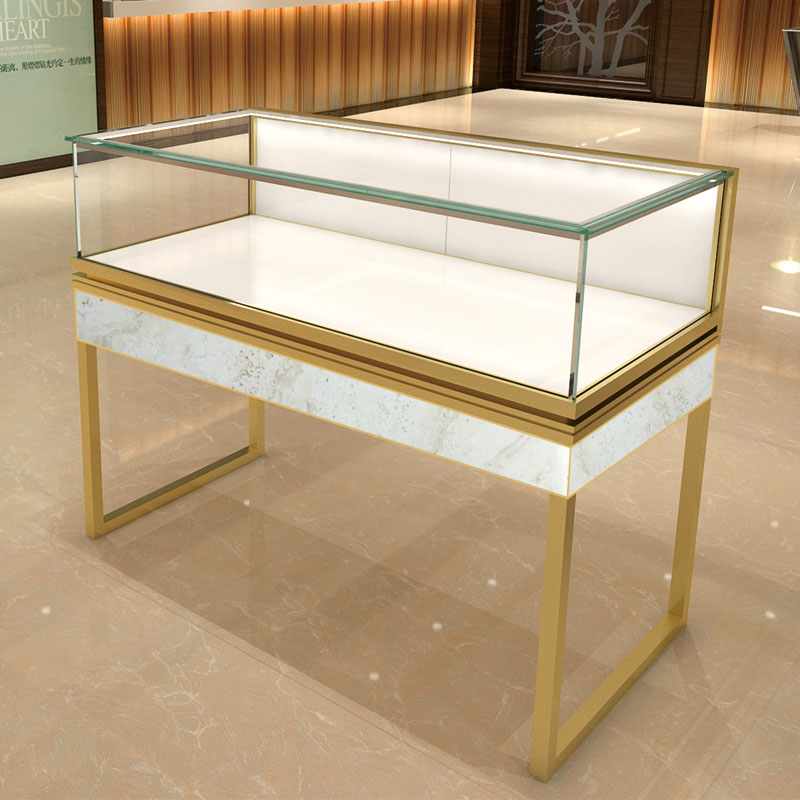 鋼化玻璃精品展示柜臺(tái)G款-不包邊