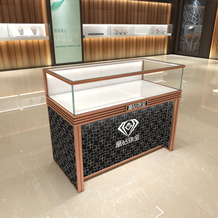 黃金珠寶展示柜臺(tái)K款-包邊