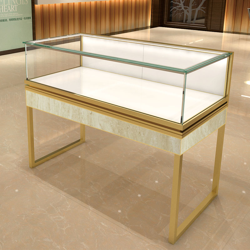 鋼化玻璃精品展示柜臺(tái)G款-不包邊