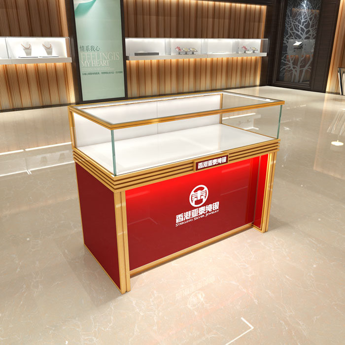黃金珠寶展示柜臺(tái)K款-包邊