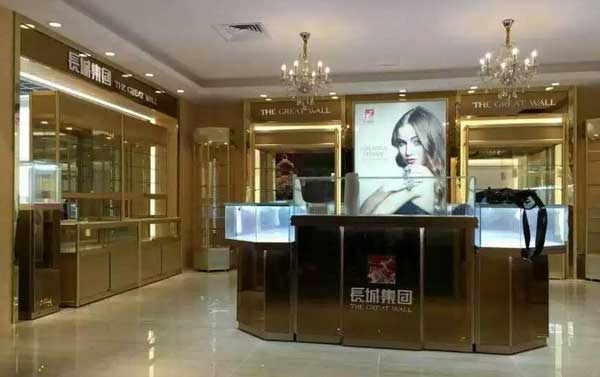 一揚鐘表珠寶—玻璃手表珠寶展示柜